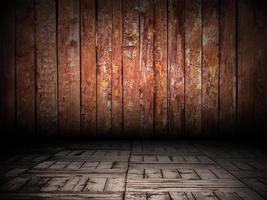 Abstract Urban interior wooden wall stage photo