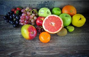 Mix of Vegetarian Organic Food Fruits photo