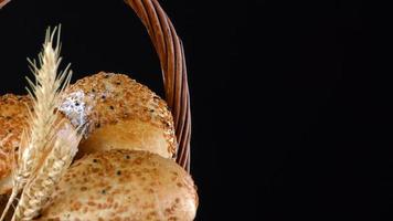 Delicious Fresh Mix of  Bread Food Concept photo