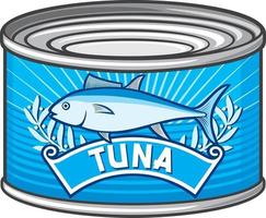 Can of Tuna vector