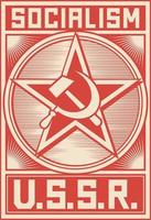 USSR Poster Icon vector