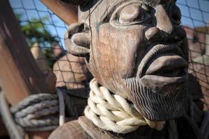 Abstract Vintage Antique African Mask photo