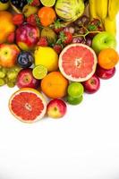 Mix of Vegetarian Organic Food Fruits photo