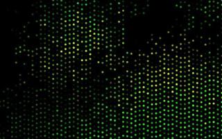 Dark Green, Yellow vector texture with disks.