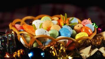 Colorful Traditional Easter Paschal Eggs photo