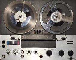 Vintage Analog Retro Tape Recorder photo