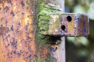 Rusty Metal Macro Detail photo