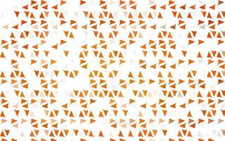 Light Orange vector cover in polygonal style.