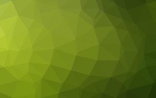 Light Green, Yellow vector polygon abstract background.