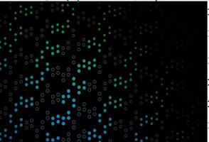 Dark Blue, Green vector backdrop with dots.