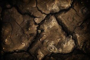 Abstract Old Grunge Cracked Stone Wall Surface photo