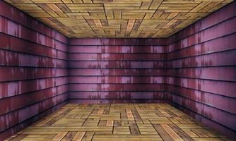 Abstract Urban Wooden Interior Room photo