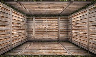 Abstract Urban Wooden Interior Room photo