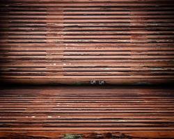 Abstract Urban interior wooden wall stage photo