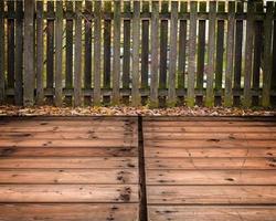 Abstract Urban interior wooden wall stage photo