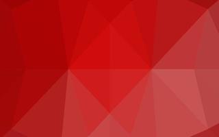 Light Red vector abstract mosaic background.