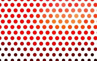Light Red vector background with bubbles.