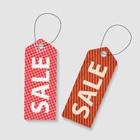 Retro Sale Labels Set . Vector Illustration