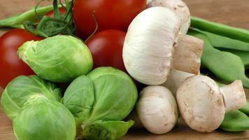 Mix of healthy Organic Vegetable photo