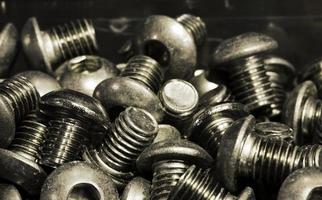 Industrial Concept Group of Metal Screw photo