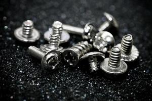 Industrial Concept Group of Metal Screw photo