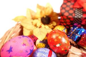 huevos de pascua pascual celebración navideña en primavera