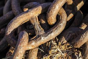 Abstract Grunge Rusty Metal Chain photo