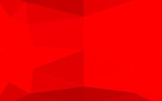 Light Red vector abstract polygonal layout.