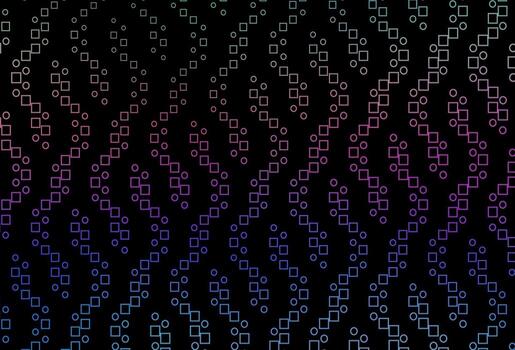 Dark Multicolor, Rainbow vector background with rectangles.