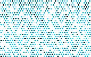 Light BLUE vector background with hexagons.