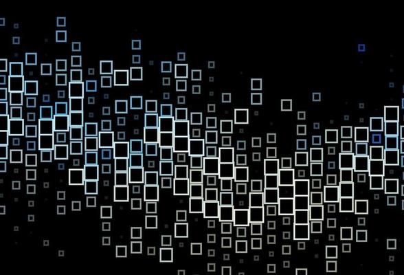 Dark BLUE vector pattern in square style.
