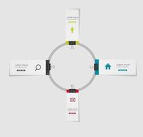 plantillas infográficas para empresas vector