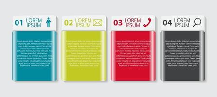 plantillas infográficas para empresas vector