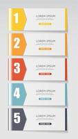 Infographic Templates for Business vector