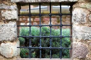 Abstract Ancient Building Houses Windows photo