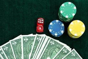 Money and Gambling Chips photo