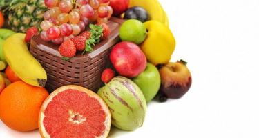 Mix of Vegetarian Organic Food Fruits photo