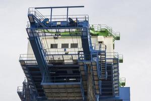 Giant Quay Crane on the port yard photo