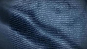 bandera azul de la textura de los pantalones vaqueros del dril de algodón video