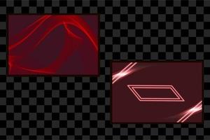 Set of dark red background abstract special effect for banner, web vector