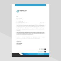 Letterhead Template Design in Minimalist Style vector