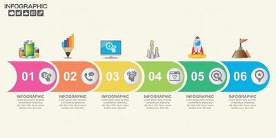 Infographic design vector and  icons can be used for workflow.