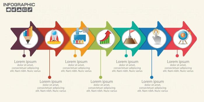 Infographic design vector and  icons can be used for workflow.