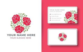 Abstract rose logo vector