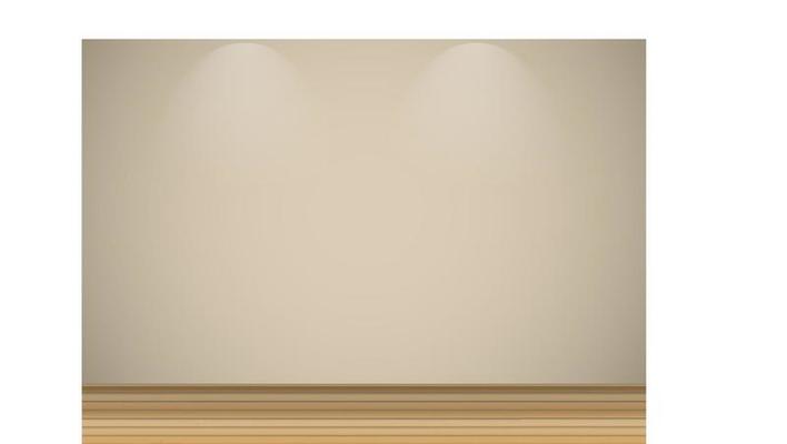 Empty Wall for Your Text and Images, Vector Illustration