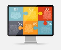 Infographic business template vector illustration