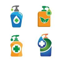 Hand wash logo images illustration vector