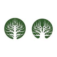 Tree logo images design vector