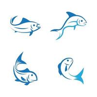 Ilustración de imágenes de logo de pescado vector