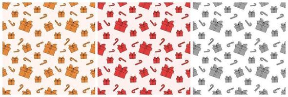 Christmas Background Seamless Pattern For Landing Page or Wallpaper vector